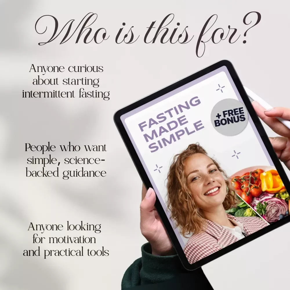 Fasting Made Simple | Intermittent Fasting for Weight Loss Guide with Benefits, AI Prompts & Success Tips