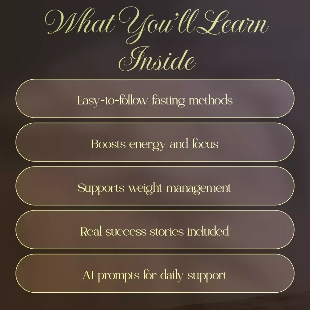 Intermittent Fasting for Beginners | Beginners Guide to Intermittent Fasting eBook | Digital Download Wellness & Weight Loss Resource