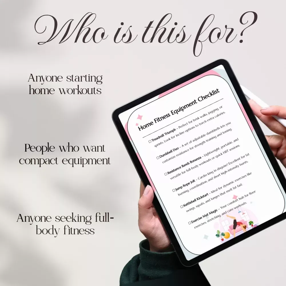Home Fitness Equipment Checklist – Your Ultimate Guide to the Best Home Fitness Equipment for Weight Loss