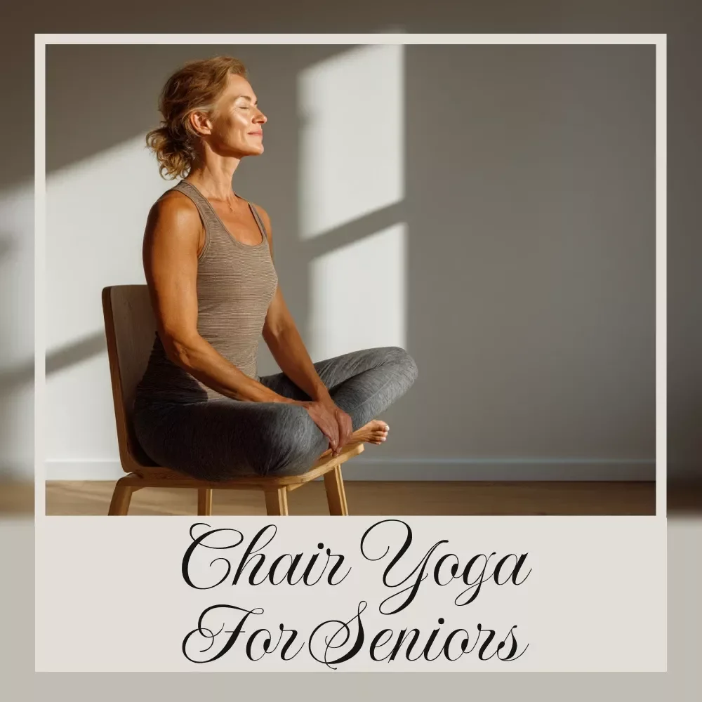 Chair Yoga for Seniors eBook | Gentle Yoga Guide, Easy Poses, Stress Relief, Joint Pain Support, Better Sleep, Digital Download