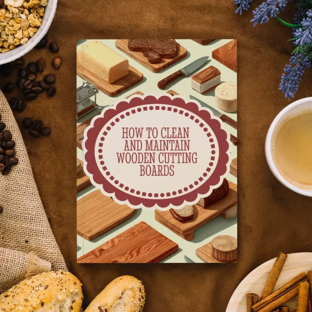 How to Clean and Maintain Wooden Cutting Boards Checklist | Digital Download Guide for Kitchen Care, Cleaning, and Maintenance