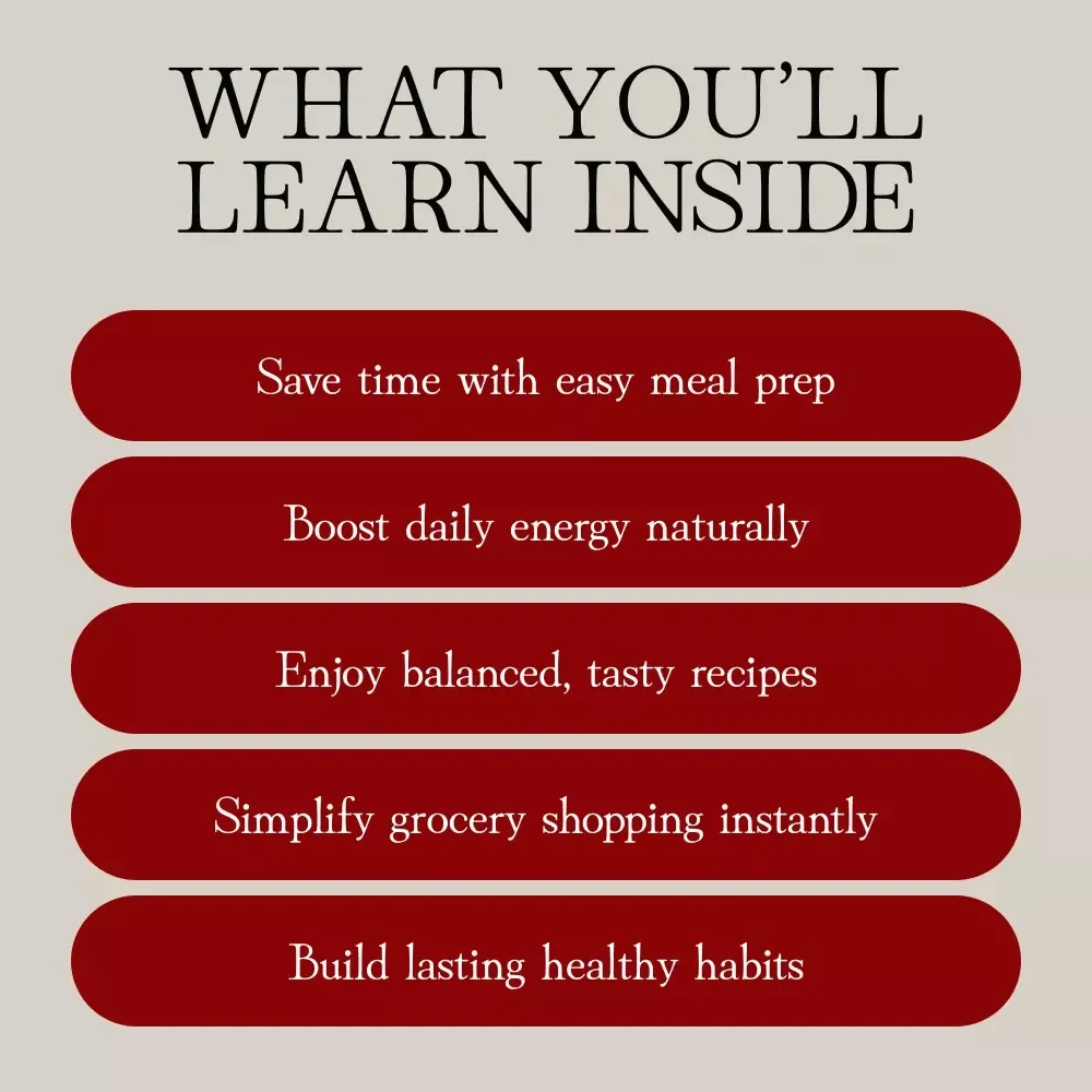Deliciously Healthy | eBook for Clean Eating, Balanced Meals, Healthy Recipes, Meal Prep, AI Meal Planning, Digital Download Wellness Guide