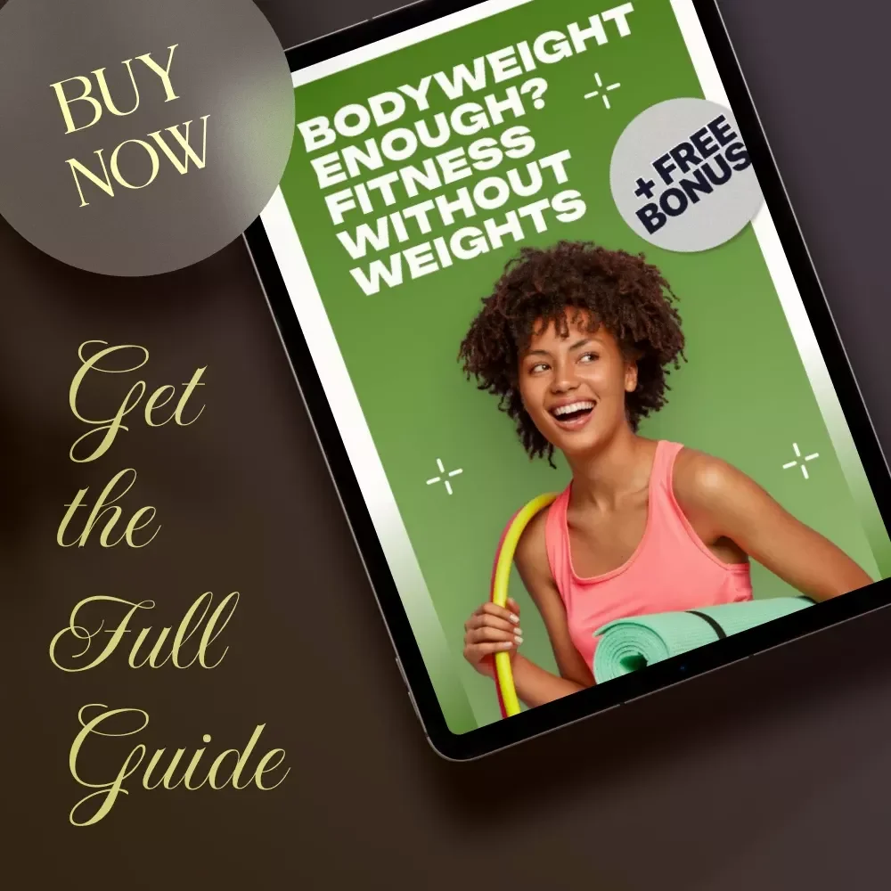 Bodyweight Enough? Fitness Without Weights Guide | Digital Download for Effective Training | Are Bodyweight Exercises Enough for Muscle, Strength & Fitness