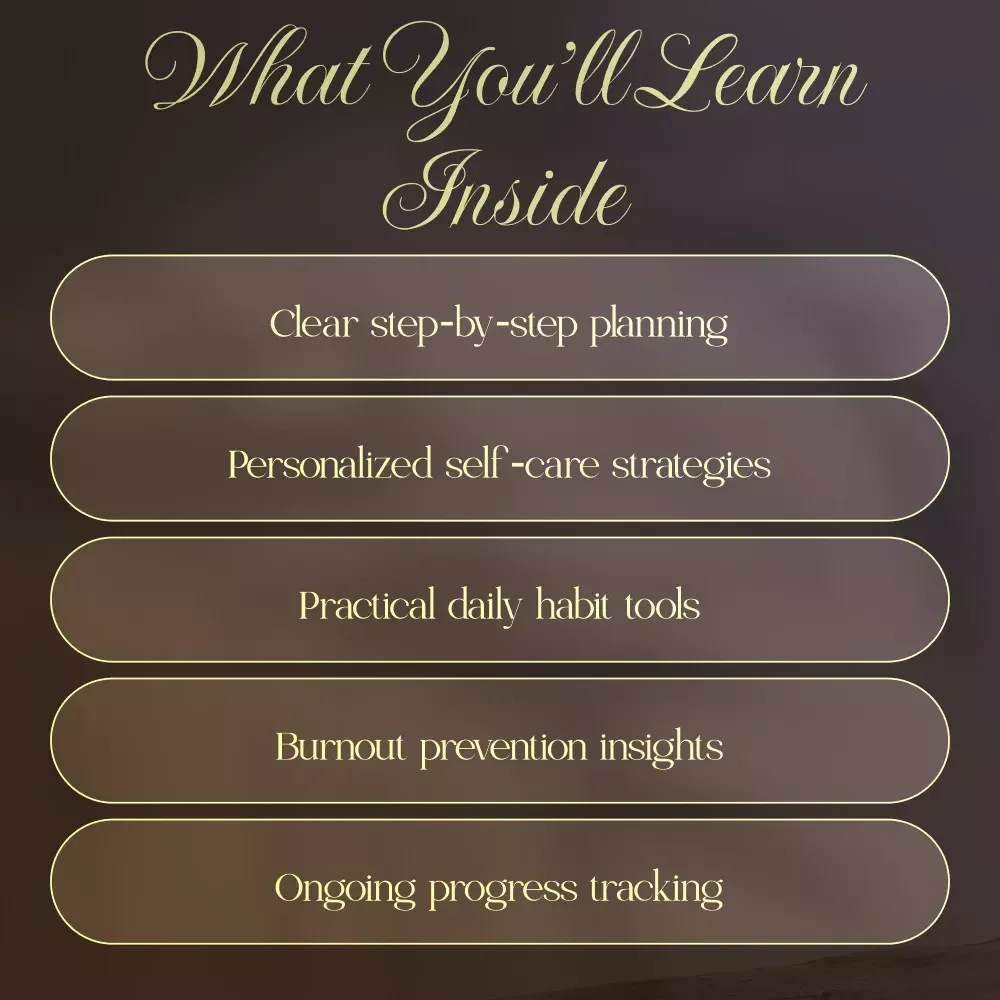 Designing Your Self-Care Plan | Wellness Guide for Building a Personalized Self Care Plan, Avoiding Burnout, and Creating Daily, Weekly & Monthly Habits