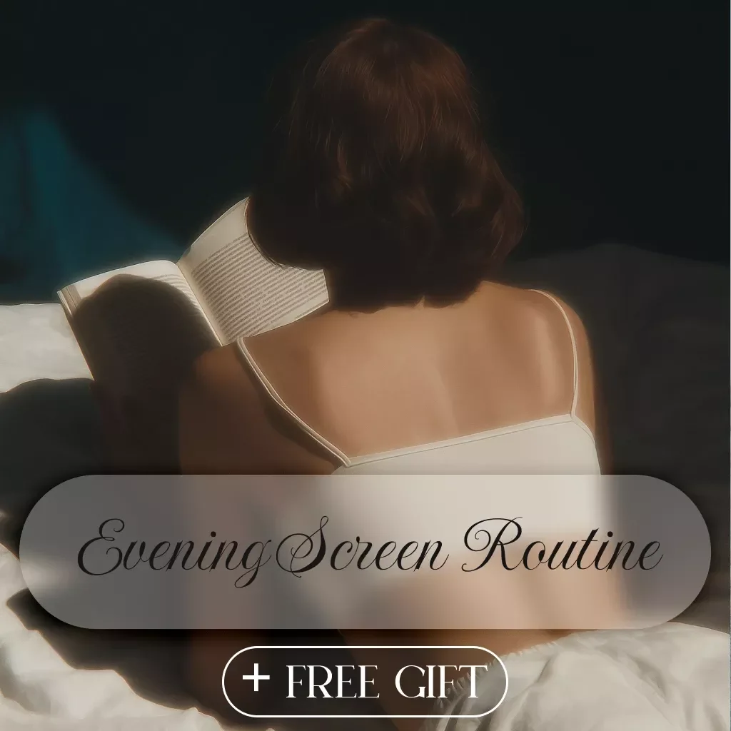 Sweet Dreams Evening Screen Routine Checklist | Digital Download Sleep Aid, Bedtime Guide, Night Routine eBook, Relaxation & Wellness Printable