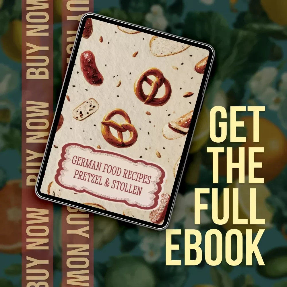 German Food Recipes Pretzel & Stollen | Authentic German Baking eBook | Traditional & Modern Holiday Recipes | Digital Download PDF Guide