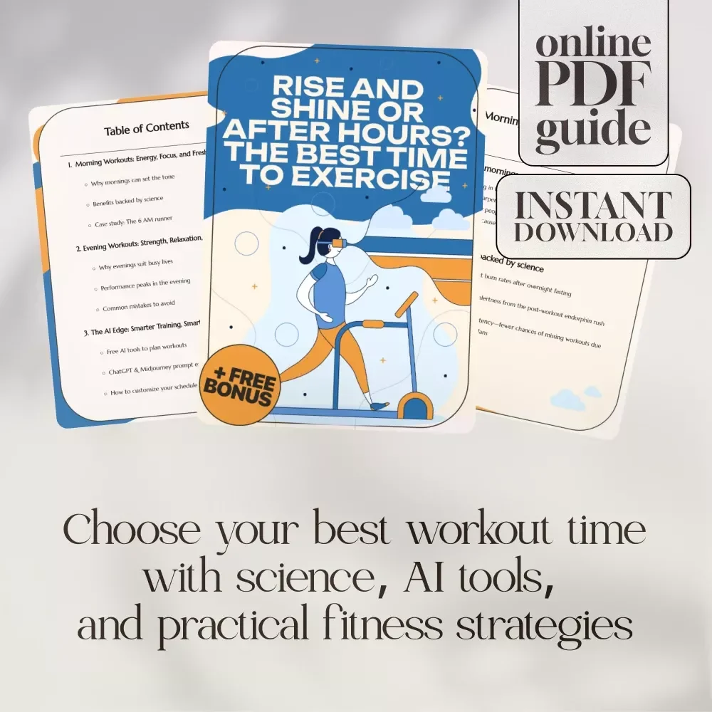 Rise and Shine or After Hours | Guide to Morning vs Evening Workouts + AI Fitness Tools