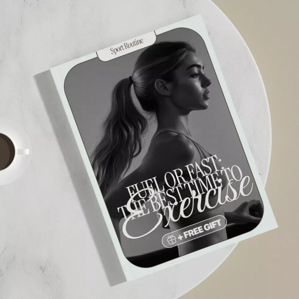 Fuel or Fast: The Best Time to Exercise | Digital Fitness Guide | Should I Exercise Before I Eat or After? | eBook, Checklist & Routine Planner