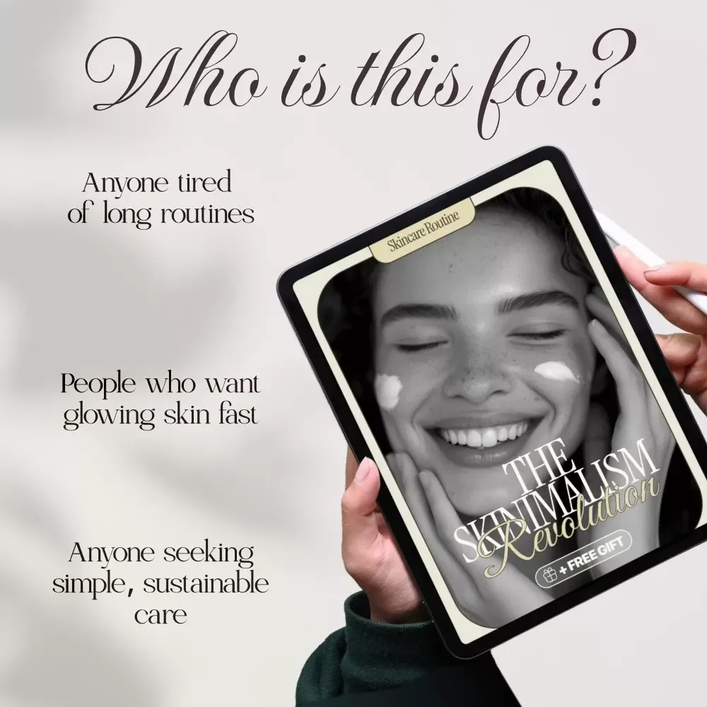 The Skinimalism Revolution | Minimalist Skincare Routine Guide, Decluttering Tips & Skin Confidence Ebook