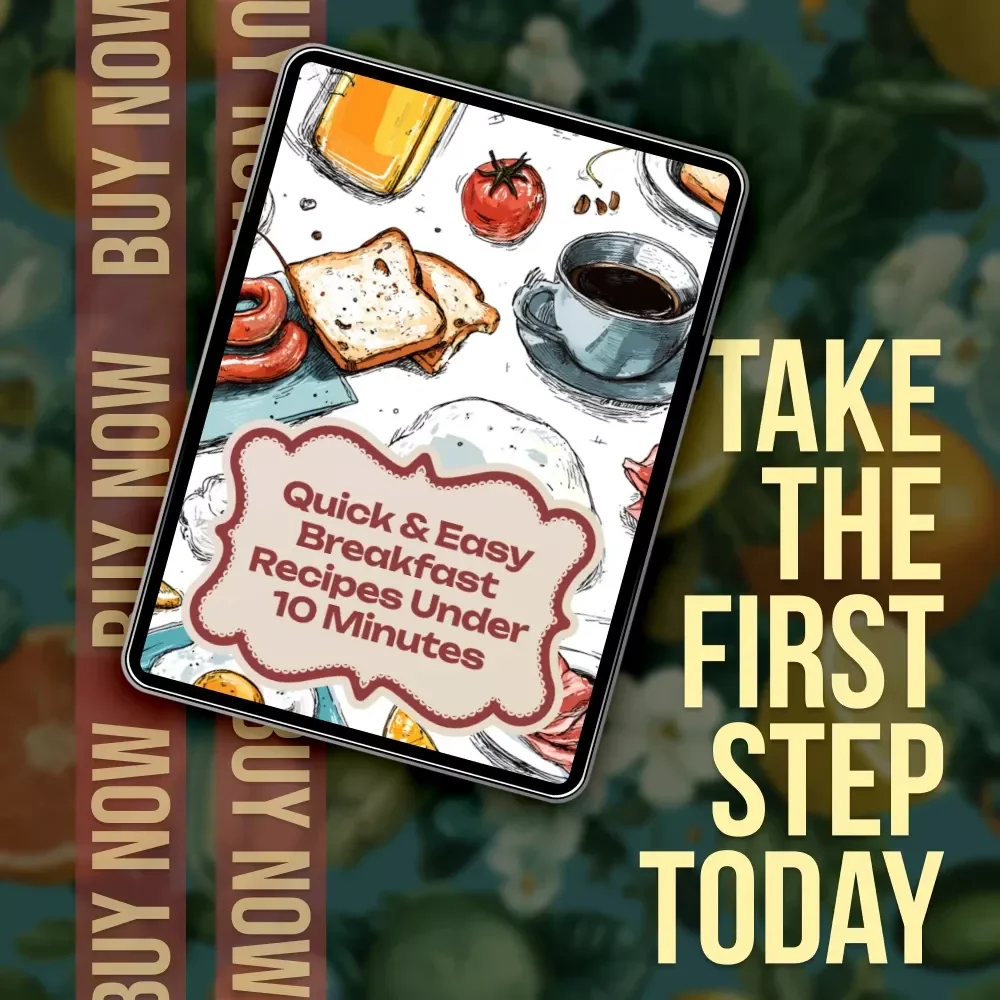 Quick & Easy Breakfast Recipes Under 10 Minutes | Healthy Morning Meals Checklist | Instant Digital Download for Busy Lifestyles, Meal Prep & Family-Friendly Cooking
