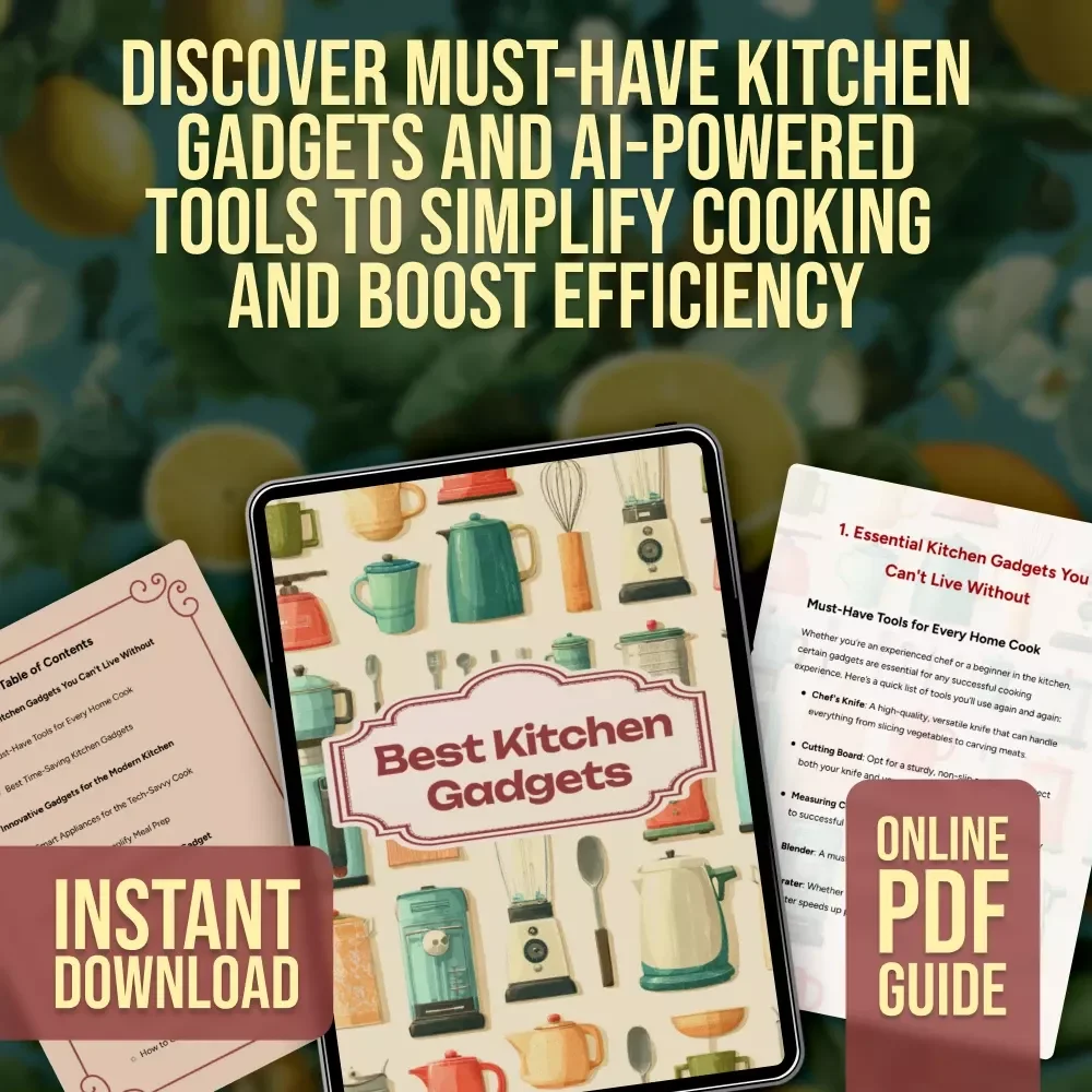 Best Kitchen Gadgets | Essential Tools, Innovative Gadgets & AI Cooking Guide for Home Chefs