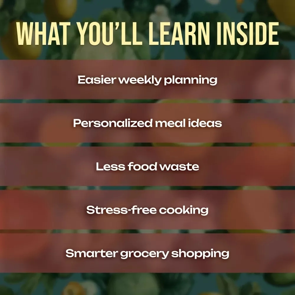 Using AI to Plan Your Weekly Meal Themes | Digital Guide for Stress-Free Cooking, Meal Prep & Smart Grocery Planning | AI Meal Themes for the Week eBook Download