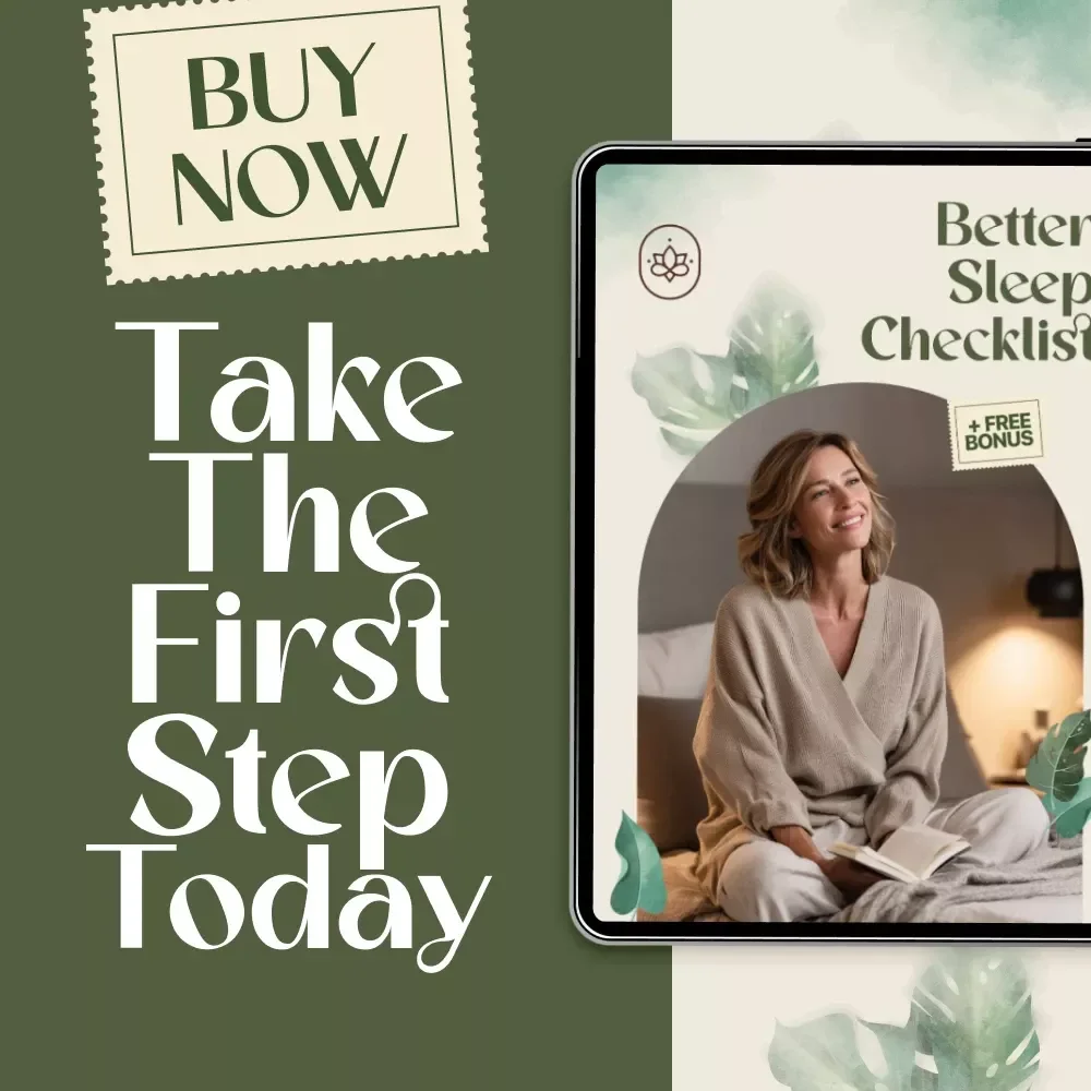 Better Sleep Checklist | Digital Download for Restful Nights | Things to Help You Sleep Naturally