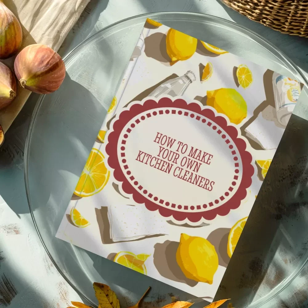 How to Make Your Own Kitchen Cleaners | DIY Guide for Natural, Eco-Friendly, and Non-Toxic Cleaning Recipes | Digital Download eBook & Checklist
