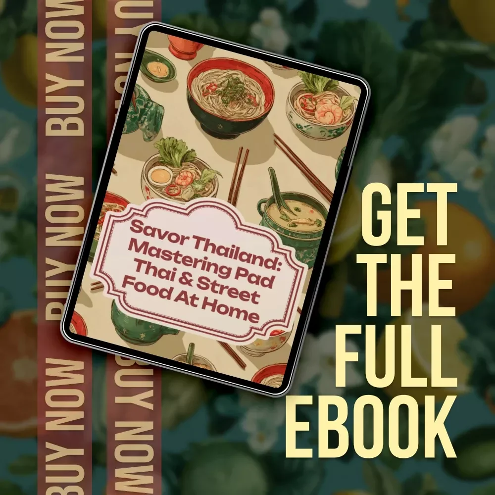 Savor Thailand: Mastering Pad Thai & Street Food at Home – Thai Food Recipes eBook for Pad Thai & Street Food Lovers
