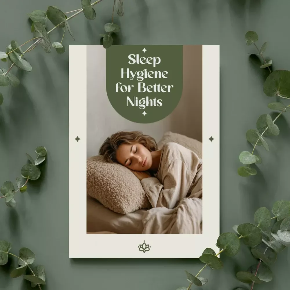 Sleep Hygiene for Better Nights | Digital Guide to Good Sleep Hygiene, Evening Rituals, AI Relaxation & Better Rest