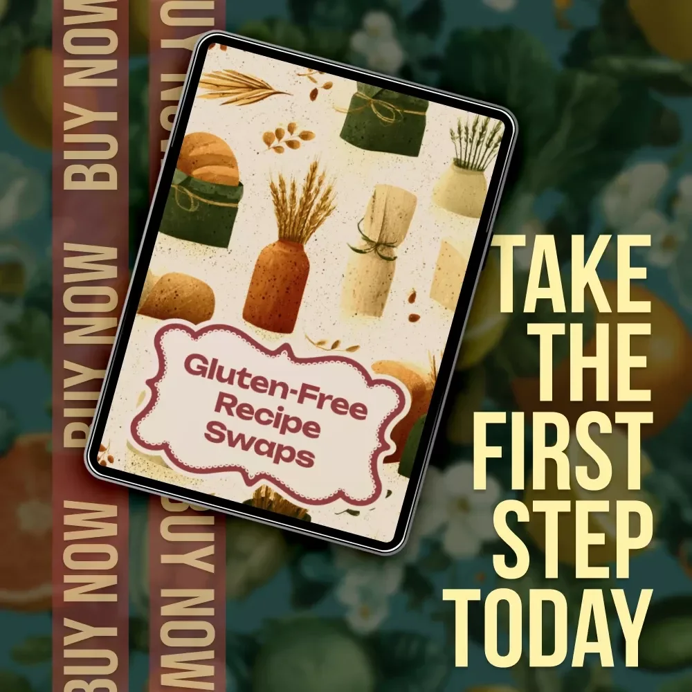 Gluten-Free Recipe Swaps | Printable Kitchen Checklist | Easy Gluten-Free Cooking Guide for Bread, Pasta, Pizza Crust, Flour & More