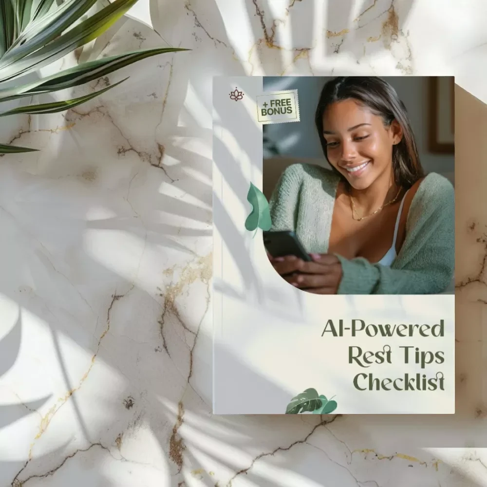AI-Powered Rest Tips Checklist | Digital Download for Better Sleep, Relaxation & Recovery | AI Personalized Rest Tips Guide