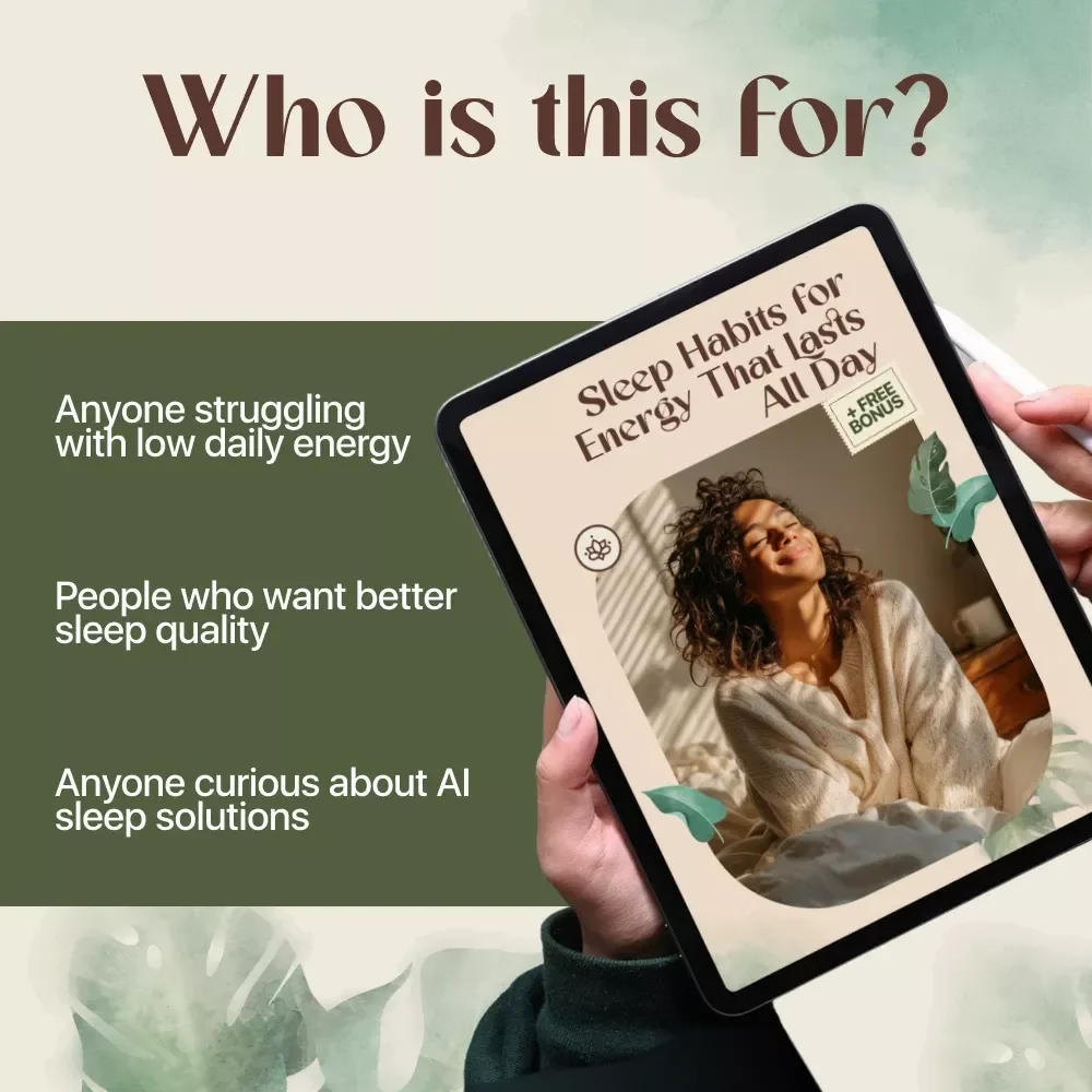 Sleep Habits for Energy That Lasts All Day | Digital Guide with Proven Sleep Strategies for All-Day Energy, Better Rest, and Natural Vitality