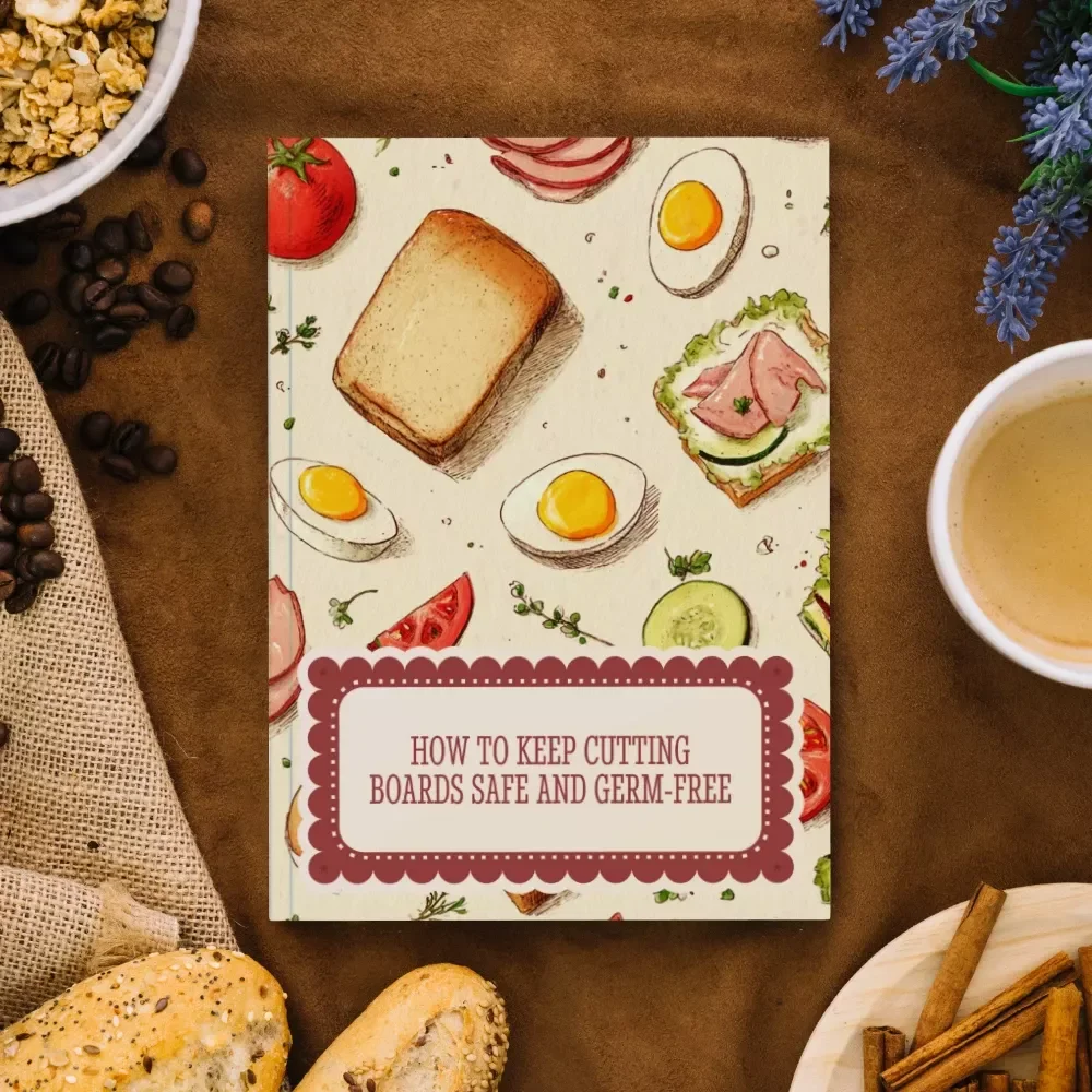 How to Keep Cutting Boards Safe and Germ-Free | Kitchen Safety Guide | Food Hygiene eBook | Digital Download
