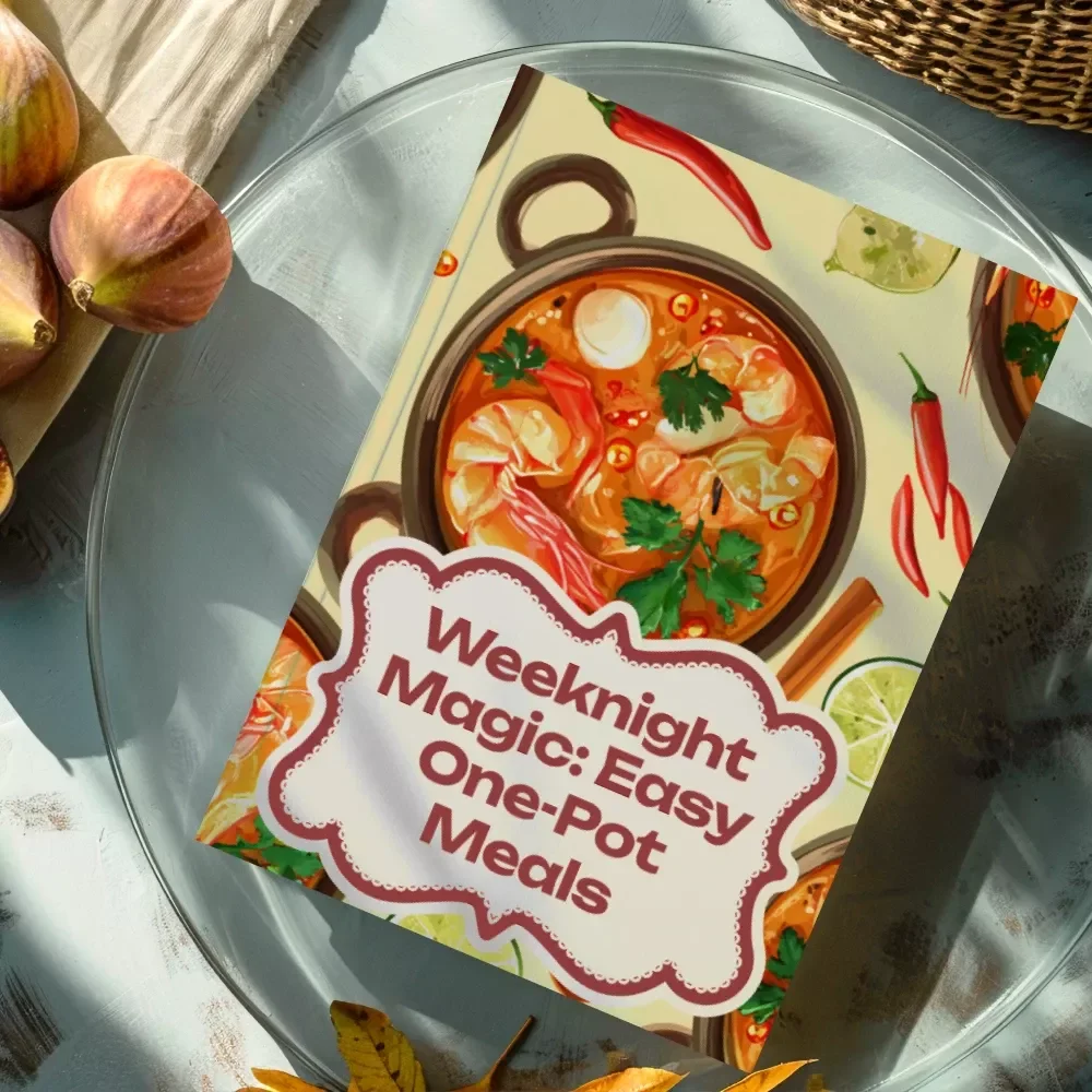 Weeknight Magic: Easy One-Pot Meals | Digital Guide for Busy Weeknights | Quick, Healthy & Family-Friendly Recipes
