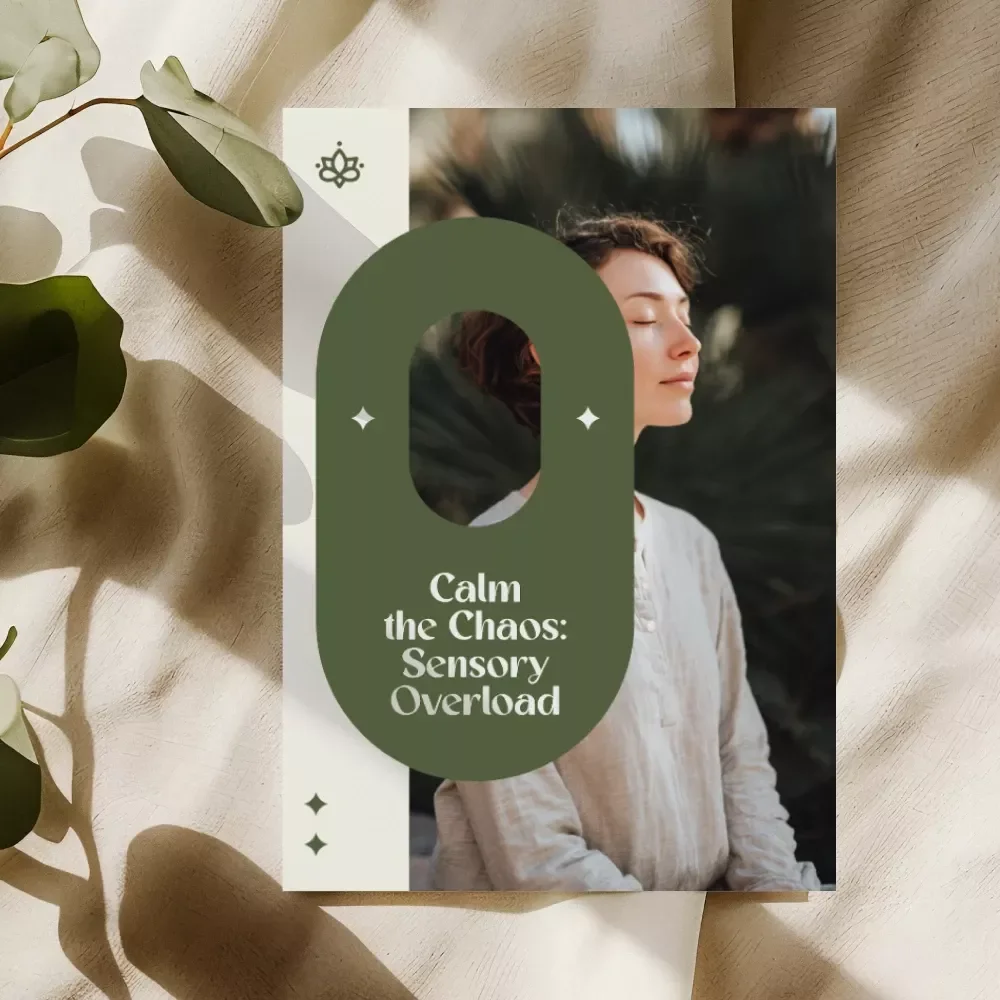 Calm the Chaos: Sensory Overload Checklist | Instant Digital Download | How to Manage Sensory Overload Self-Care Guide