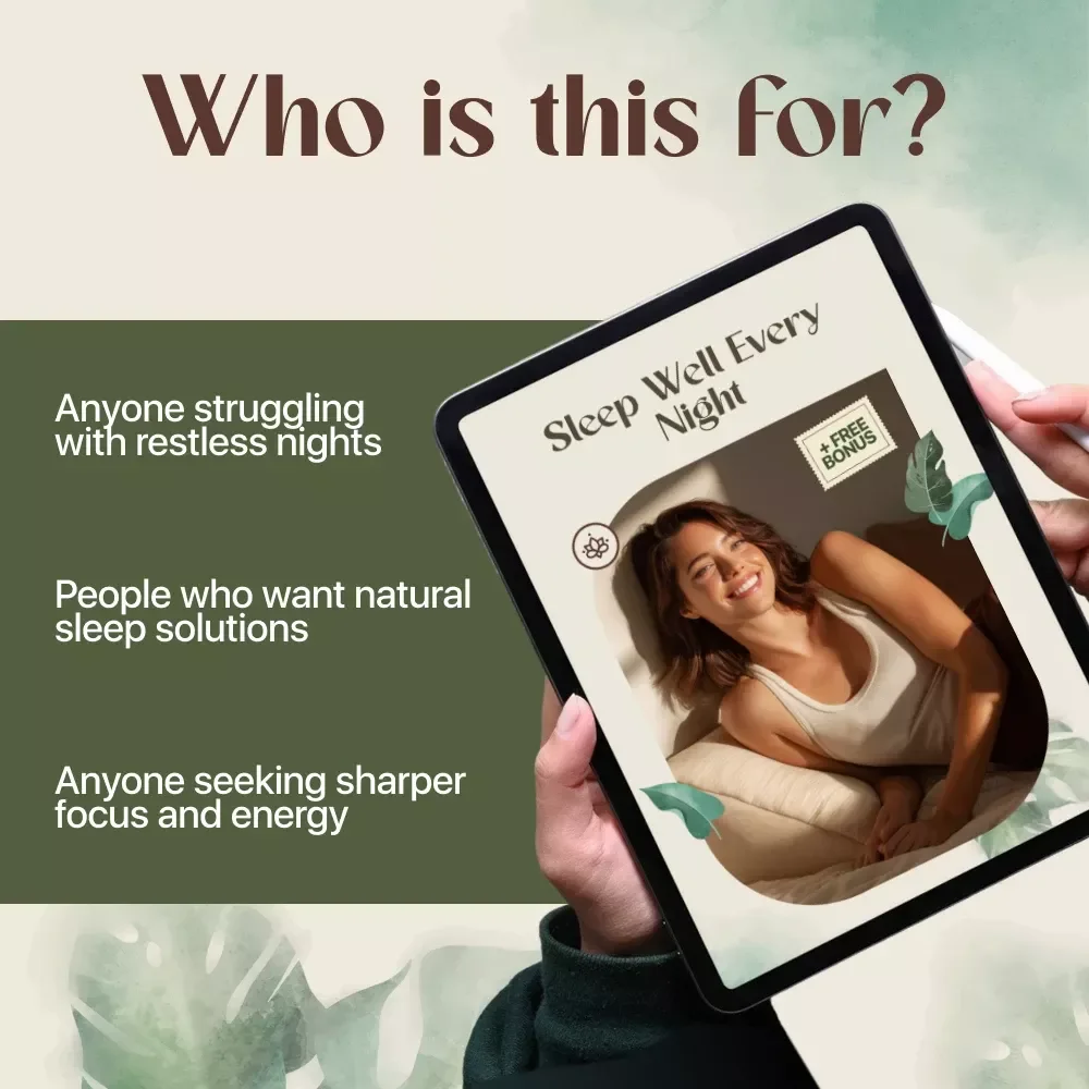 Sleep Well Every Night | Digital eBook Guide for Better Rest | How to Sleep Good at Night | Healthy Habits, Checklists & AI Insights