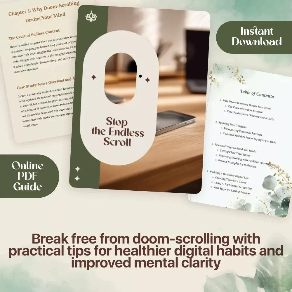 Stop the Endless Scroll: A Practical Guide to Breaking Free from Doom-Scrolling and Creating a Healthier Digital Life