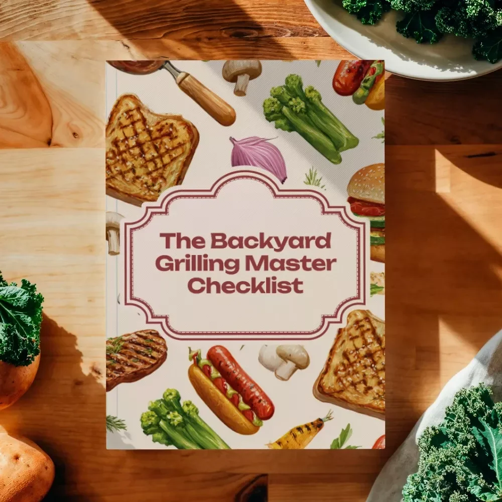 The Backyard Grilling Master Checklist | Digital Download for Grilling Tips at Home, BBQ Guide, Outdoor Cooking Essentials