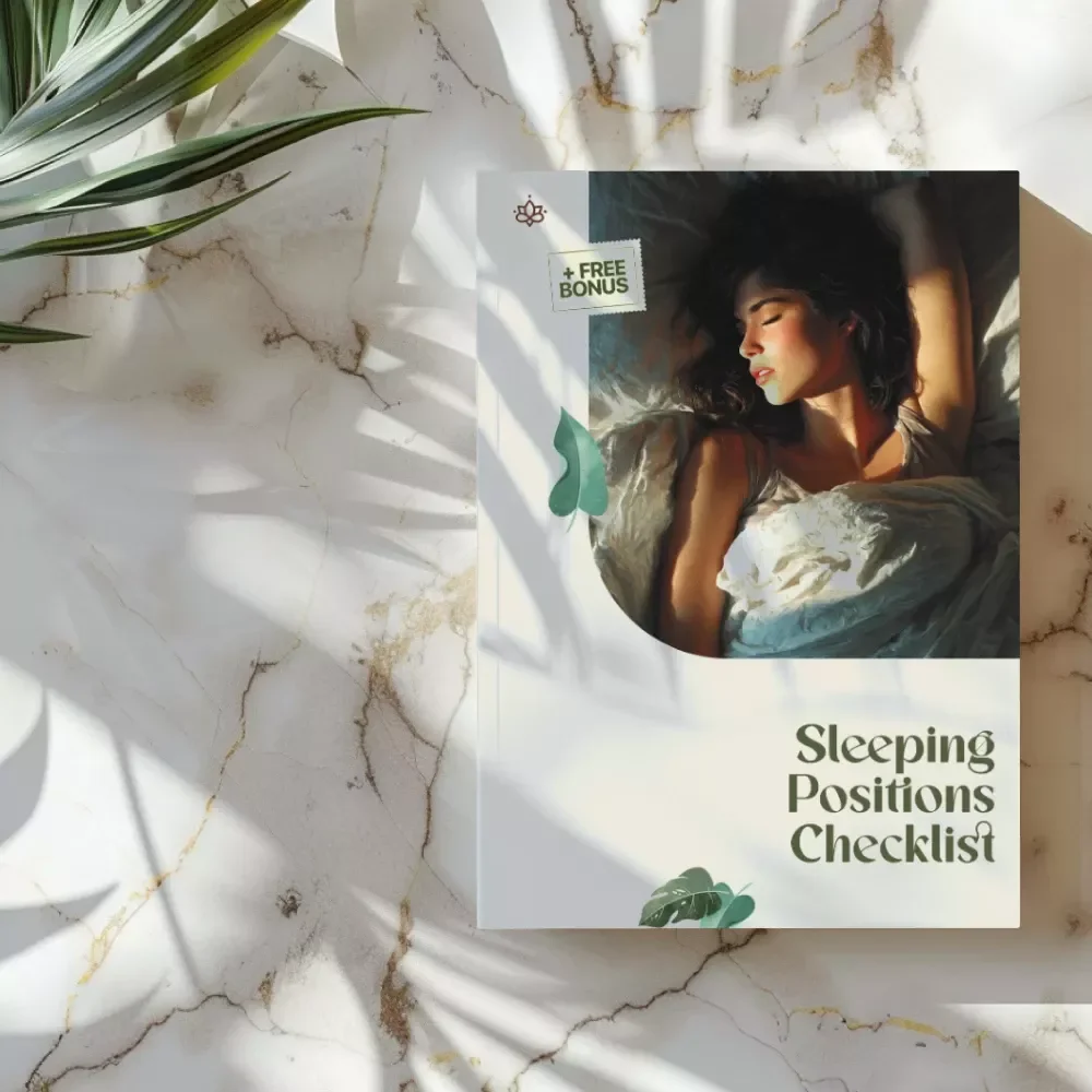 Sleeping Positions Checklist | Digital Download Guide for Good Sleeping Positions, Spinal Alignment & Better Rest | Printable Wellness Resource