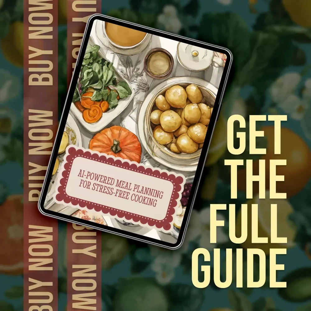 AI-Powered Meal Planning for Stress-Free Cooking | Digital Guide for Easy Batch-Cooking Plans