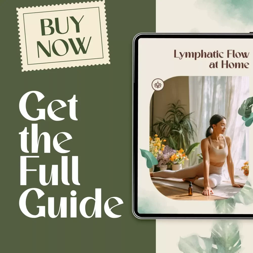 Lymphatic Flow at Home | Digital Guide for Lymphatic Massage at Home | DIY Massage Techniques, Mistakes to Avoid & AI Guidance