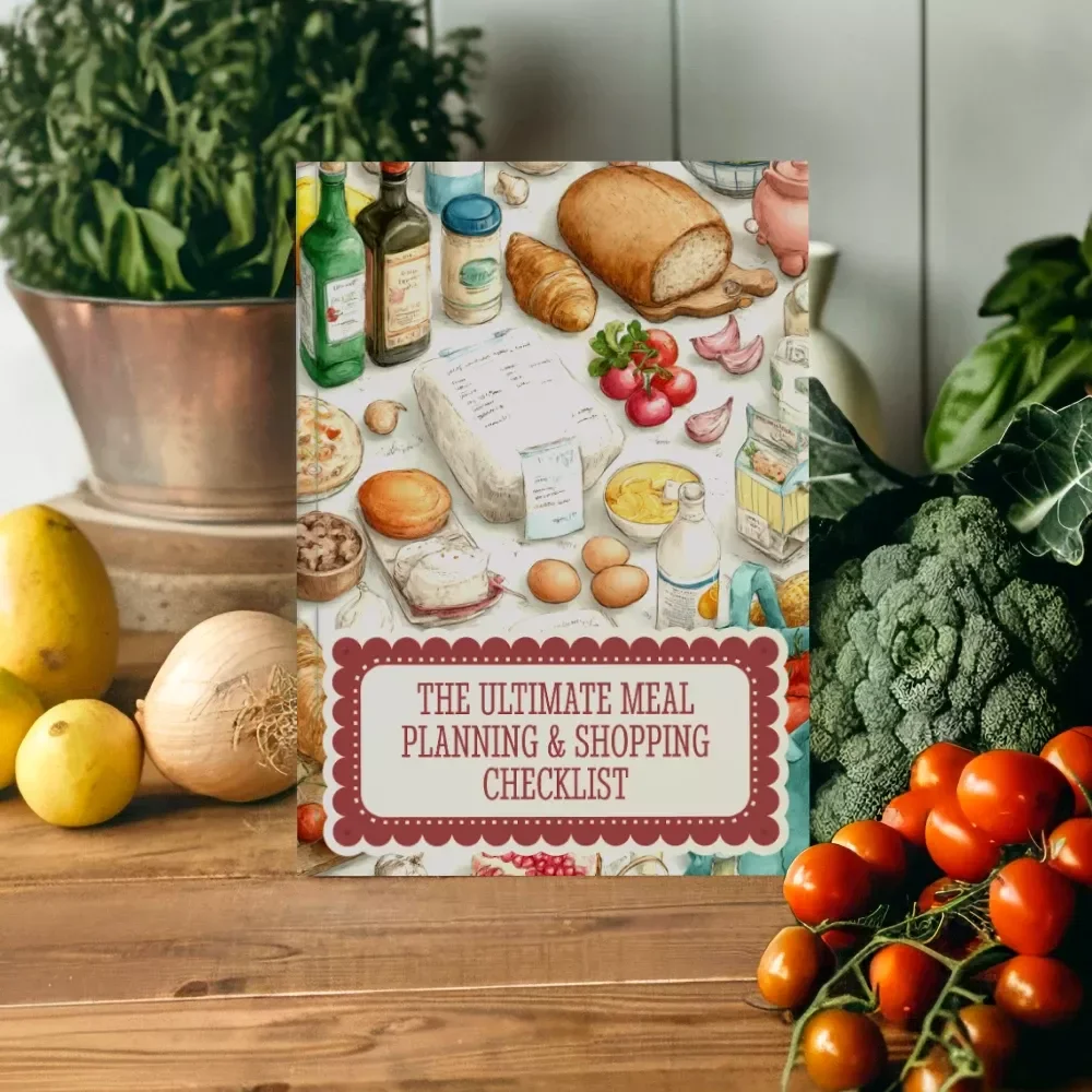 The Ultimate Meal Planning & Shopping Checklist | Digital Download | Meal Prep Guide, Weekly Planner, Grocery List Organizer, Budget-Friendly eBook