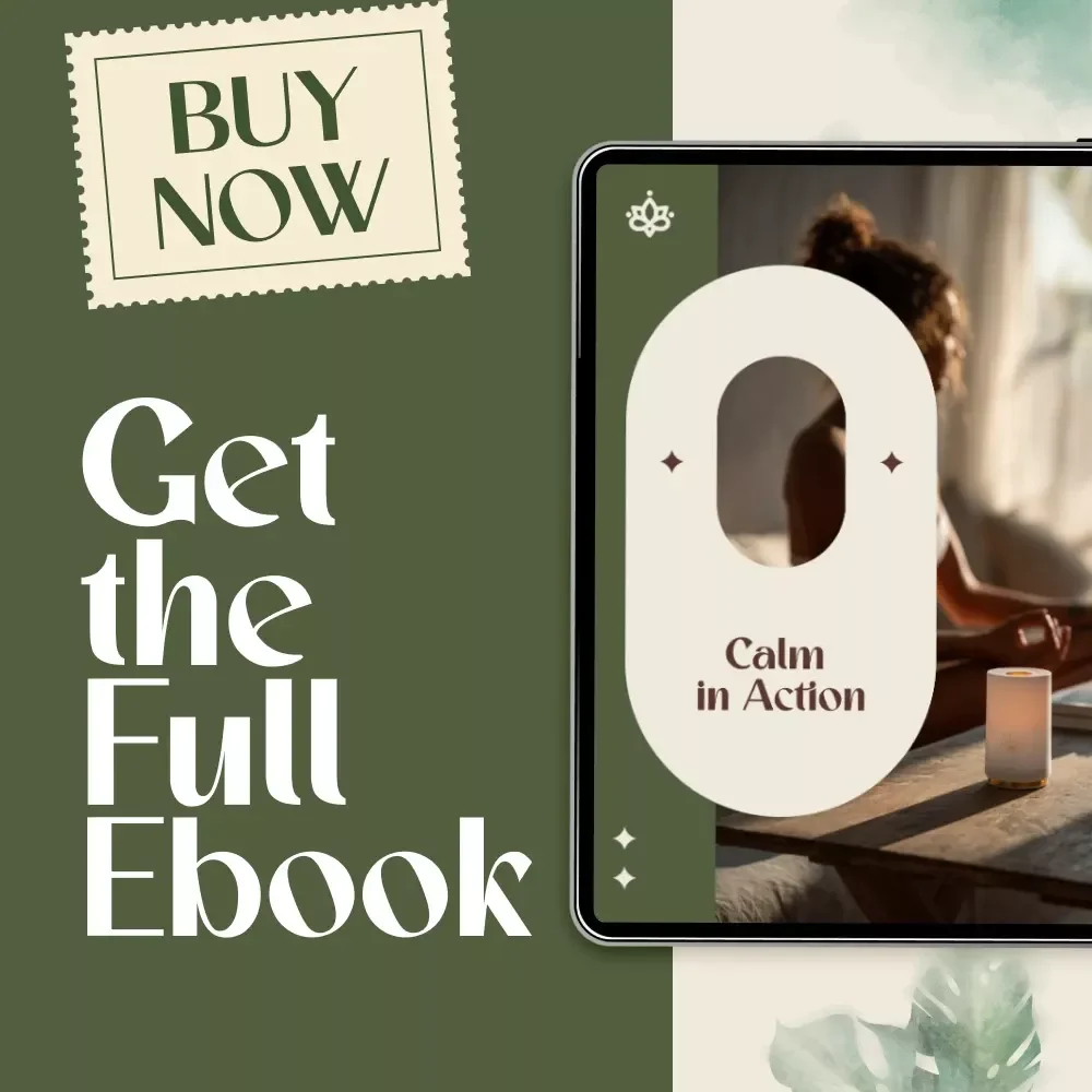 Calm in Action | Emotional Wellness eBook | Guided Emotional Regulation Exercises, Mindfulness, Breathing, Journaling & Daily Routine Guide