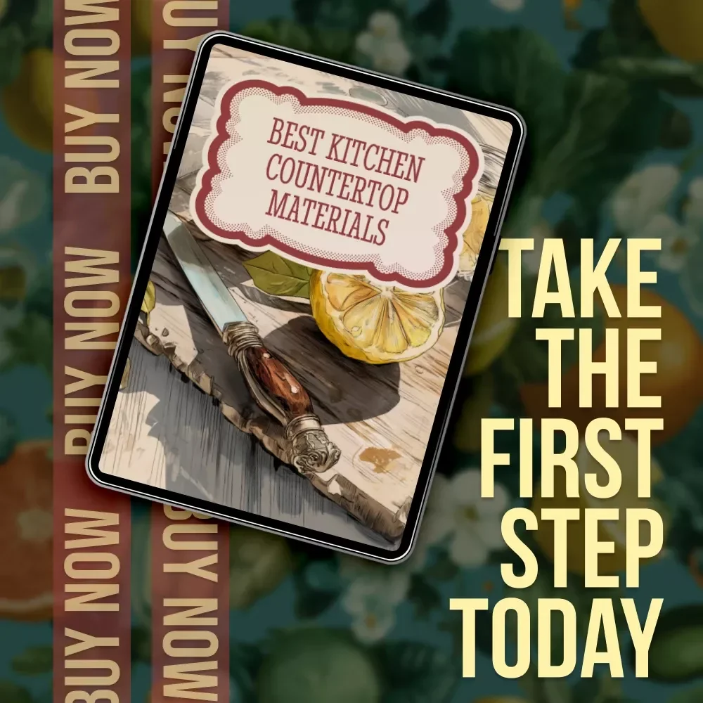 Best Kitchen Countertop Materials Checklist | Digital Download Guide for Choosing the Best Kitchen Countertop Material