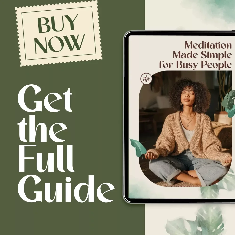 Meditation Made Simple for Busy People: A Quick Guide to Stress Relief and Daily Calm