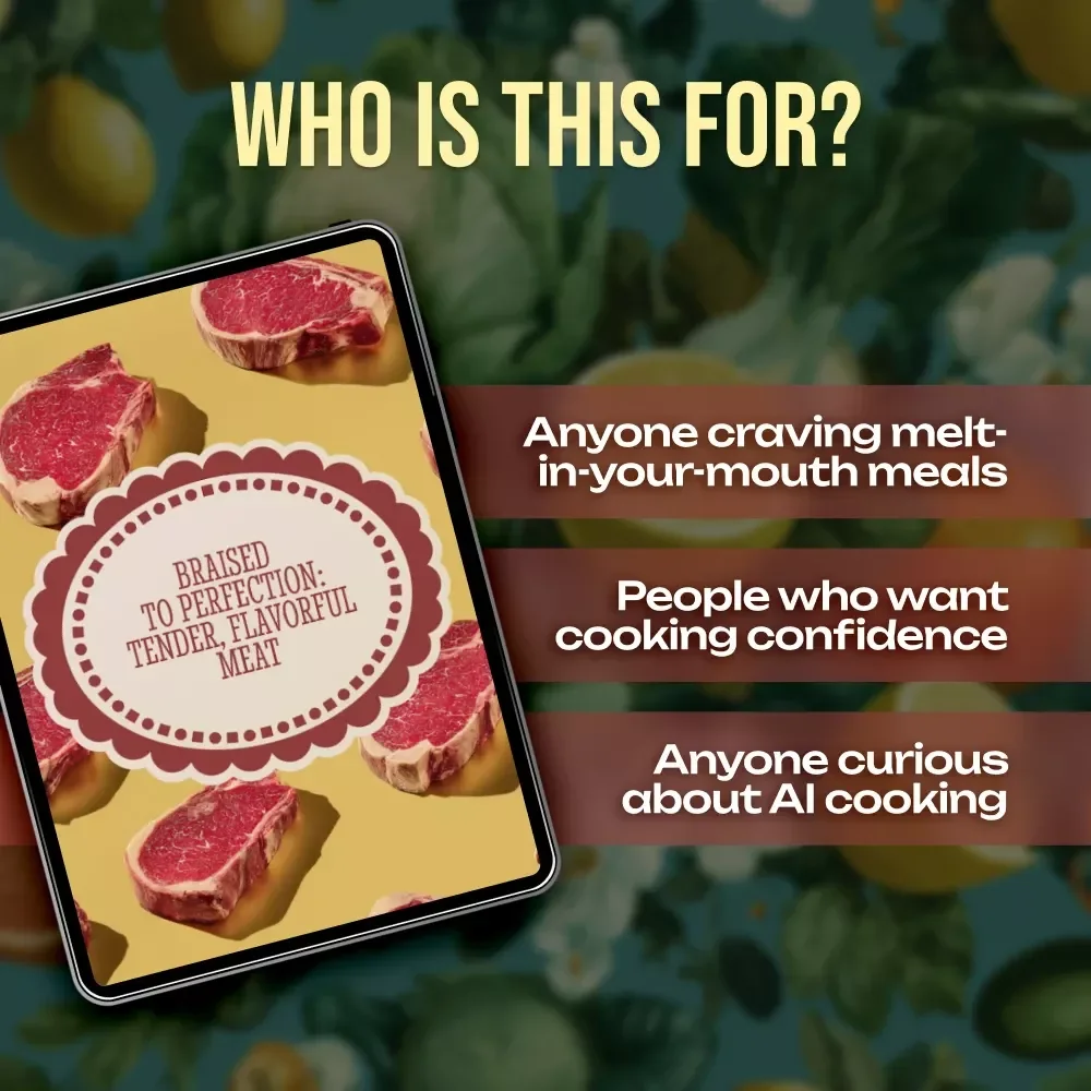 Braised to Perfection: Tender, Flavorful Meat | Digital Guide on How to Braise Meat | eBook for Home Cooks, Food Lovers & Beginners