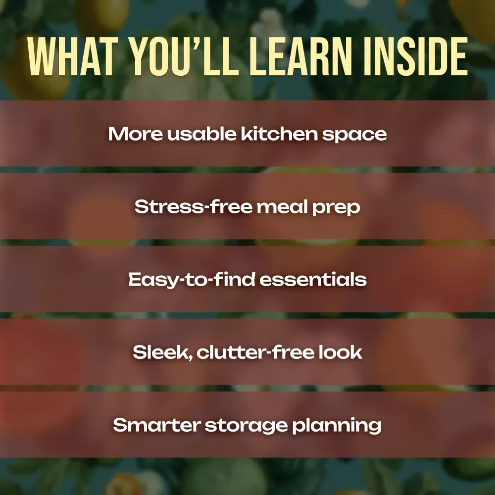 Organize Your Kitchen Like a Pro | Digital Guide to Kitchen Storage Solutions, Clever Organizing Strategies, and AI-Powered Tips