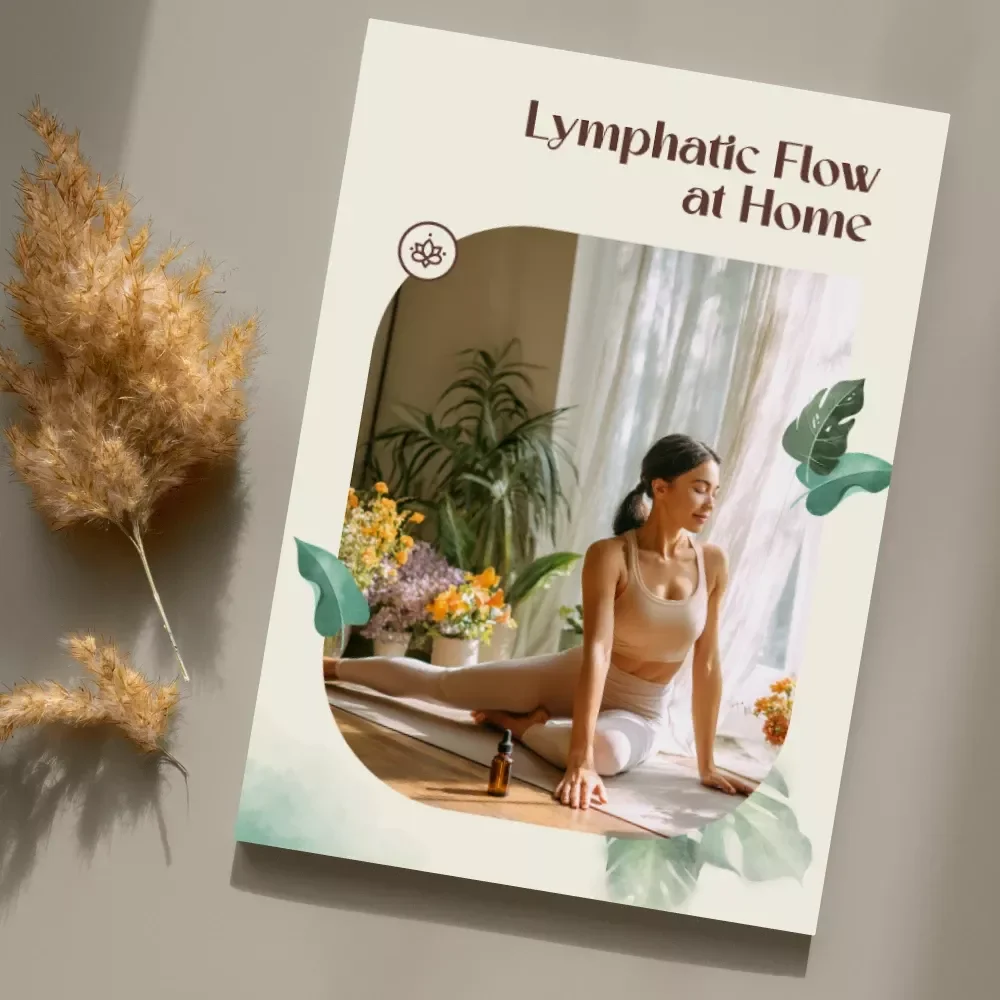 Lymphatic Flow at Home | Digital Guide for Lymphatic Massage at Home | DIY Massage Techniques, Mistakes to Avoid & AI Guidance