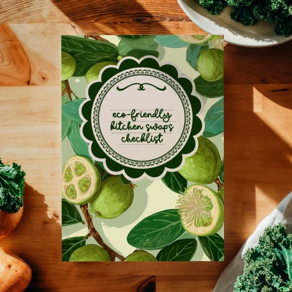 Eco-Friendly Kitchen Swaps Checklist | Sustainable Kitchen Guide | Digital Download for Zero-Waste Living