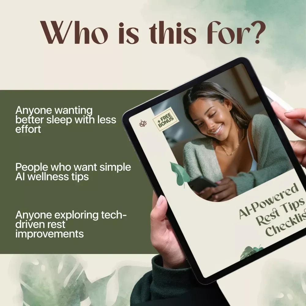 AI-Powered Rest Tips Checklist | Digital Download for Better Sleep, Relaxation & Recovery | AI Personalized Rest Tips Guide