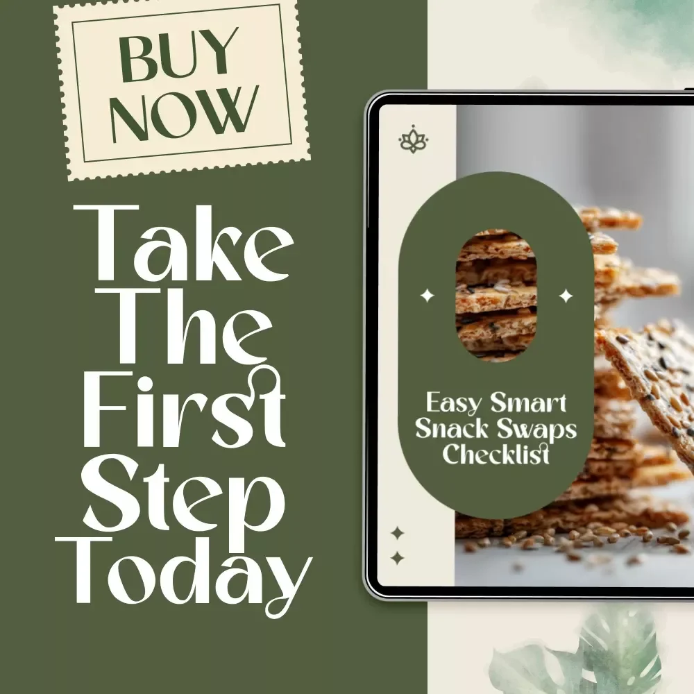 Easy Smart Snack Swaps Checklist | Healthy Snack Ideas | Printable Digital Download | Nutrition Guide for Better Energy