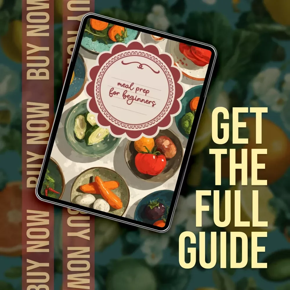Meal Prep for Beginners | Digital Guide to Easy Meal Planning, Batch Cooking, and AI-Powered Meal Prep Success (Printable Download, eBook, Checklist)