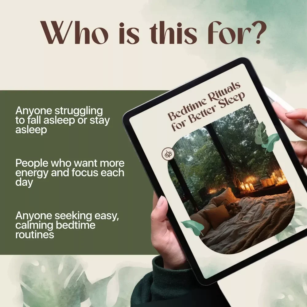 Bedtime Rituals for Better Sleep | Digital Guide to Relaxing Nightly Habits, Personalized Sleep Routines & AI-Powered Tips