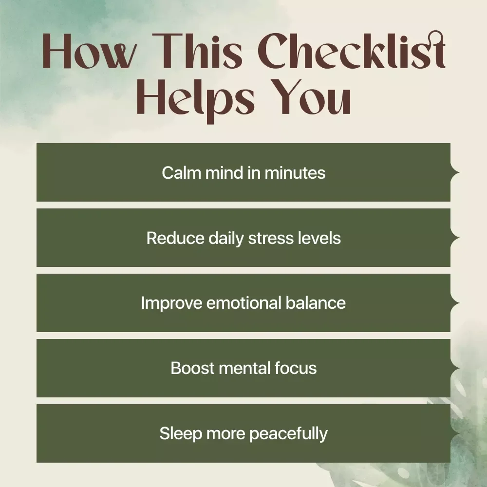Breathwork Routines for Nervous-System Calm | Printable Breathing Techniques Checklist for Stress Relief, Anxiety Reset & Daily Mindfulness Practice