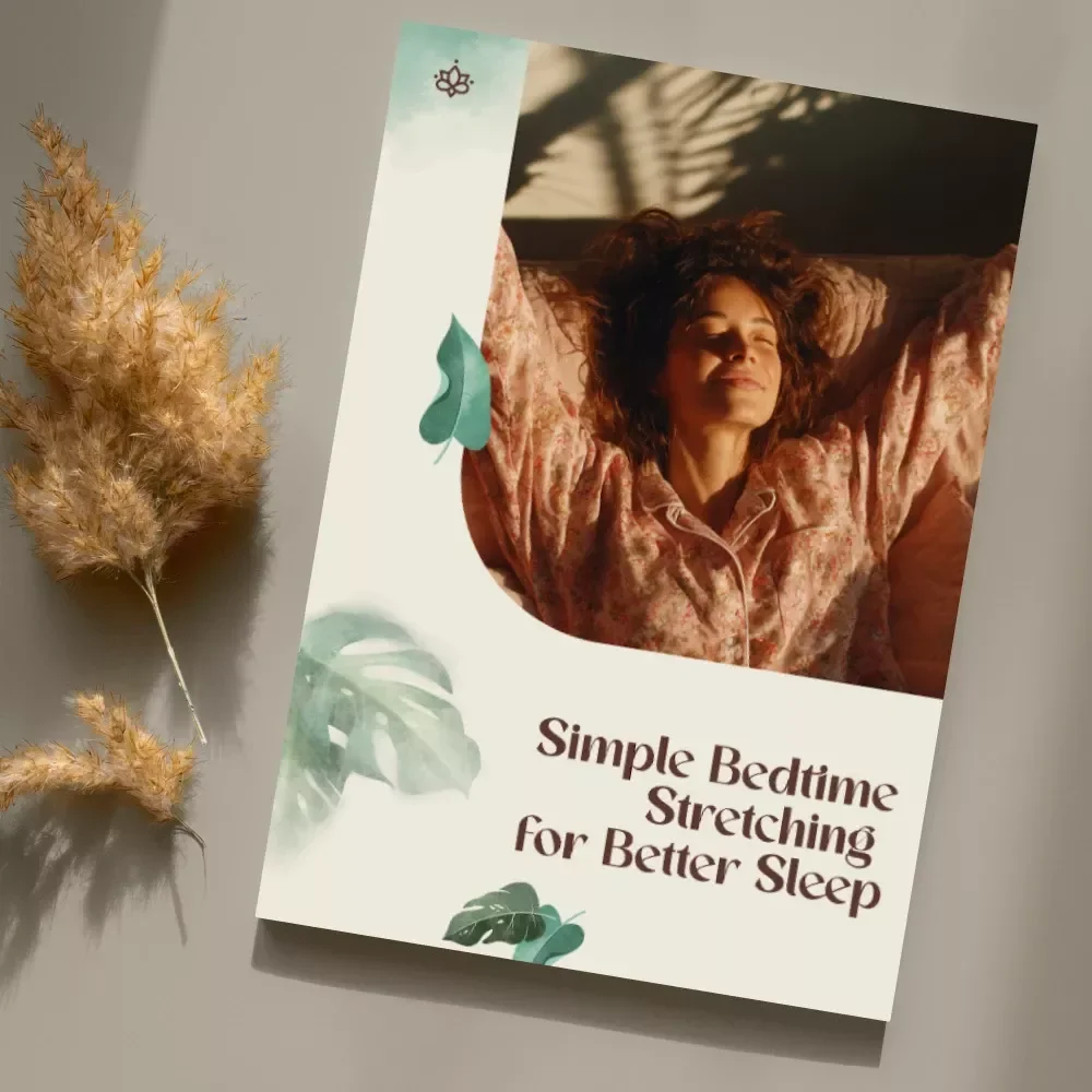 Simple Bedtime Stretching for Better Sleep | Digital Guide for Relaxation, Mindfulness, and Improved Sleep Quality