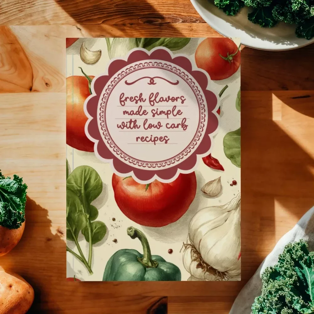 Fresh Flavors Made Simple with Low Carb Recipes | Low Carb Guide, Digital Download, eBook, Meal Planning, Healthy Eating Checklist
