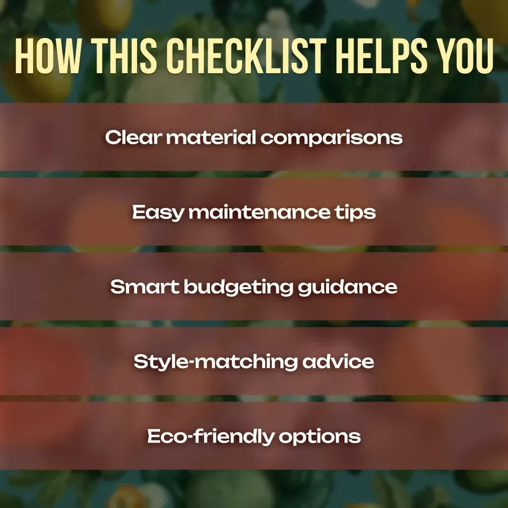 Best Sink Material for Your Kitchen Checklist | Digital Download Guide for Choosing the Right Kitchen Sink