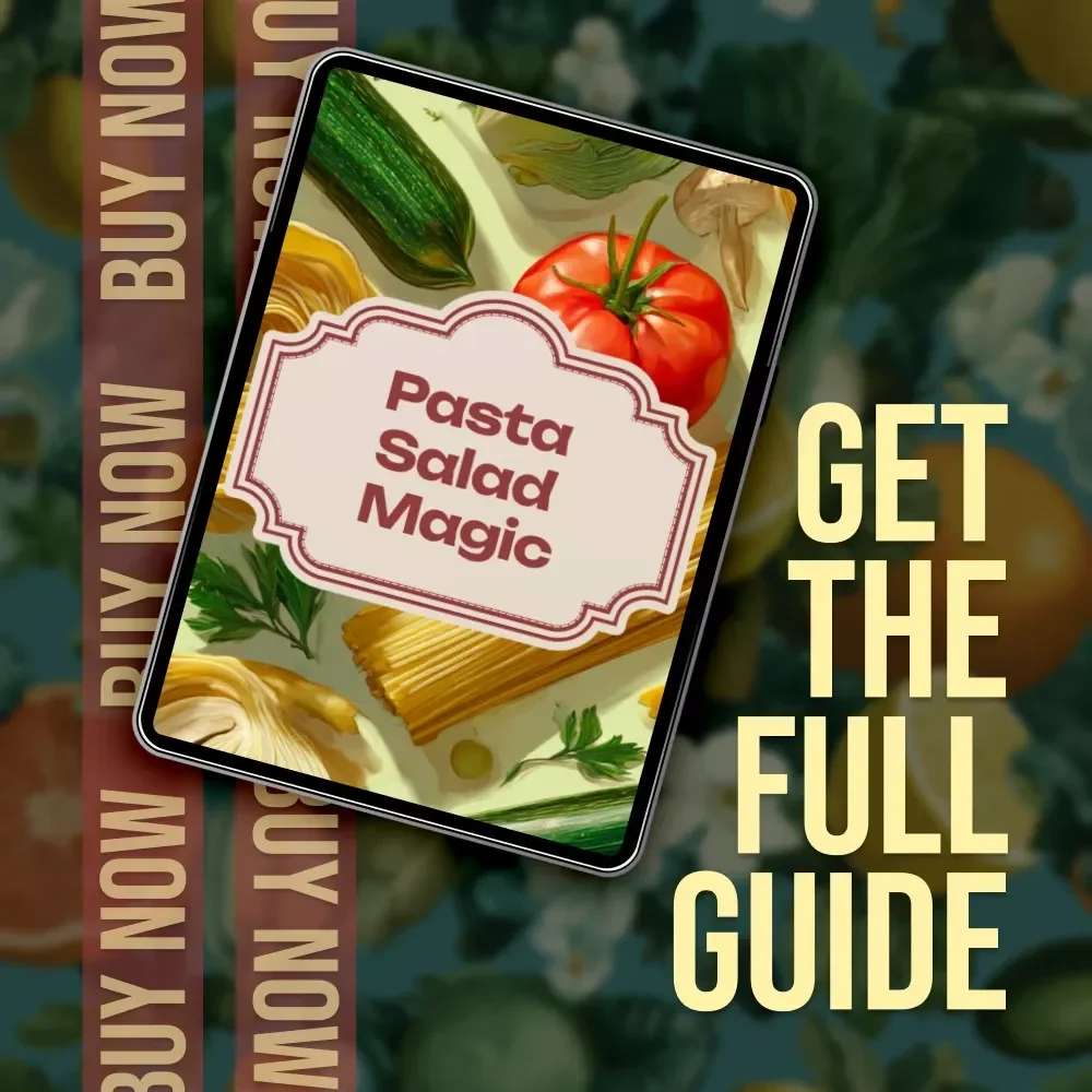 Pasta Salad Magic | Digital Guide for Easy Pasta Salad Recipes, Creative Variations, Dressing Combinations & AI Cooking Inspiration | Printable Download eBook & Checklist