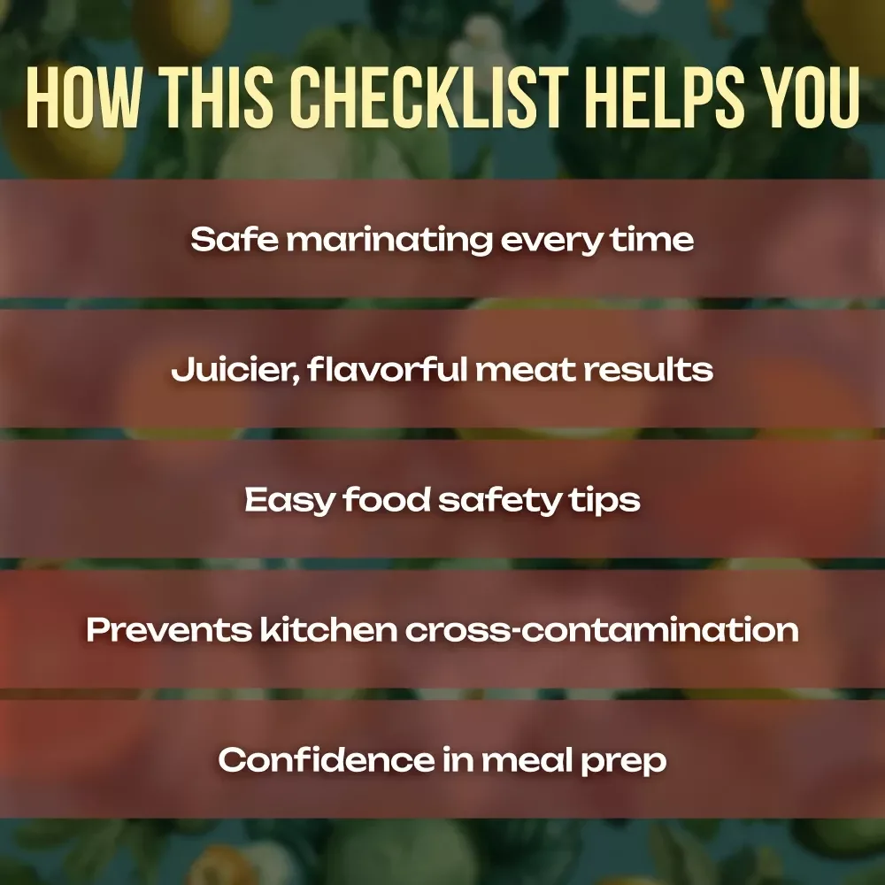 Marinating Made Safe and Delicious Checklist | Safe Ways to Marinate Meat, Grill Smarter & Eat Better